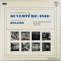 Tschaikovsky - Morton Gould Band Käytetty LP Ouvertüre "1812" / Bolero  kansi EX levy EX Käytetty LP