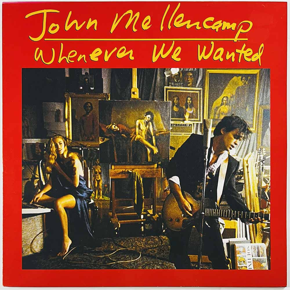 John Mellencamp Käytetty LP Whenever we wanted  kansi EX levy EX Käytetty LP