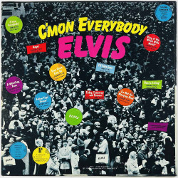 Elvis Käytetty LP C’mon Everybody  kansi EX levy EX Käytetty LP