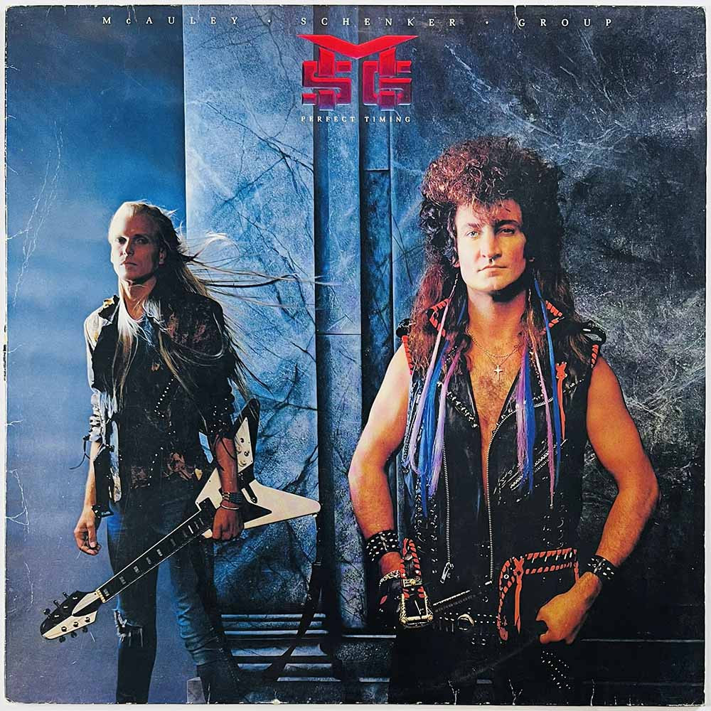 McAuley Schenker Group Käytetty LP Perfect timing  kansi VG- levy VG- Käytetty LP