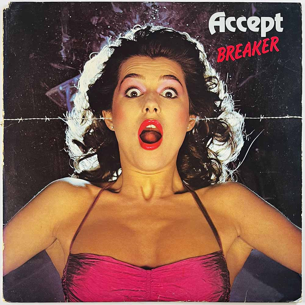 Accept Käytetty LP Breaker  kansi VG- levy VG Käytetty LP