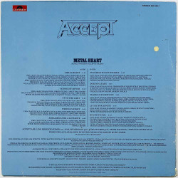Accept Käytetty LP Metal heart  kansi VG- levy VG- Käytetty LP