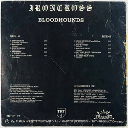Ironcross 1982 TKTLP-12 Bloodhounds Begagnat LP
