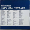 Rautavaara Tapio Käytetty LP Reissumies 4LP  kansi EX levy EX Käytetty LP