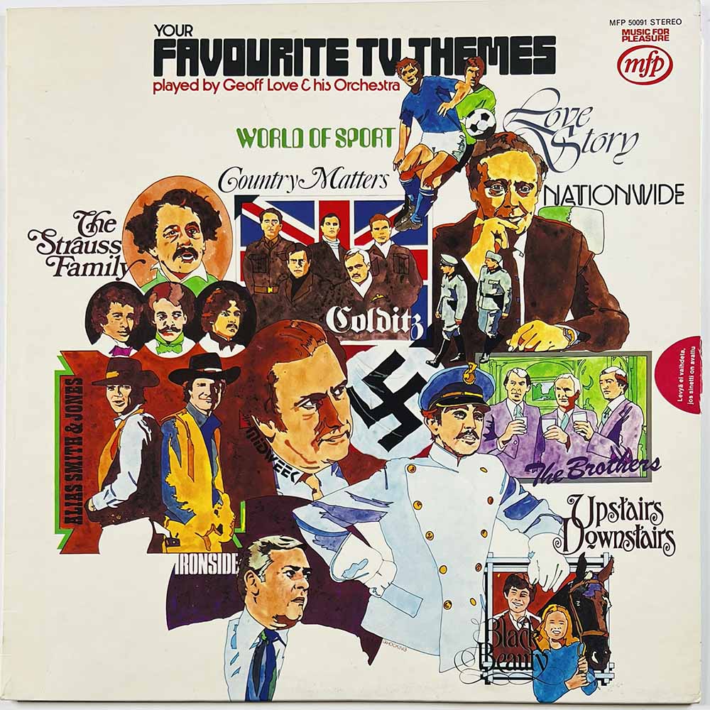 Geoff Love & His Orchestra 1973 MFP 50091 Your Favourite T.V. Themes Begagnat LP Geoff Love & His Orchestra 1973 MFP 50091 Your Favourite T.V. Themes Begagnat LP