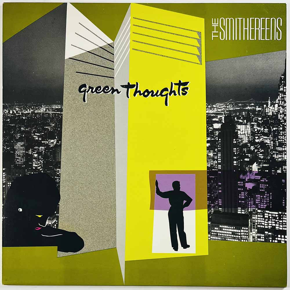 Smithereens Käytetty LP Green Thoughts  kansi EX levy EX Käytetty LP