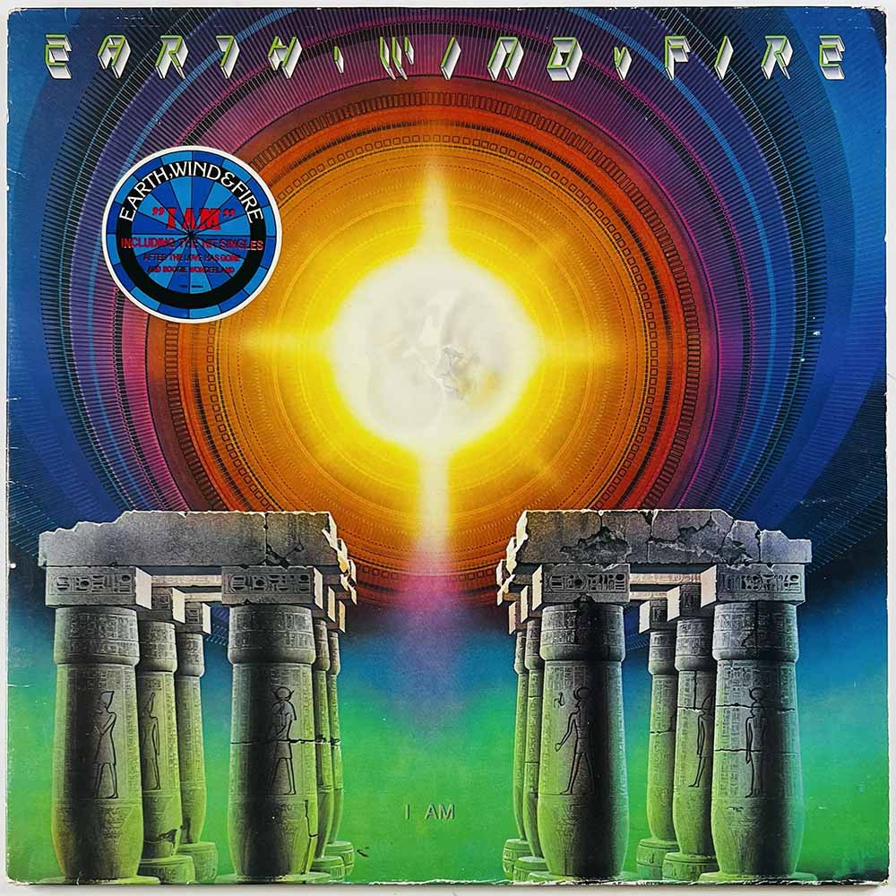 Earth Wind & Fire Käytetty LP I am  kansi VG+ levy EX- Käytetty LP