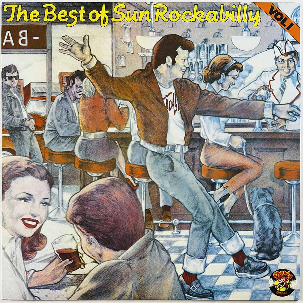 Sonny Burgess, Warren Smith, Billy Riley 1977 CR 30123 The best of Sun Rockabilly Vol. 1 Begagnat LP