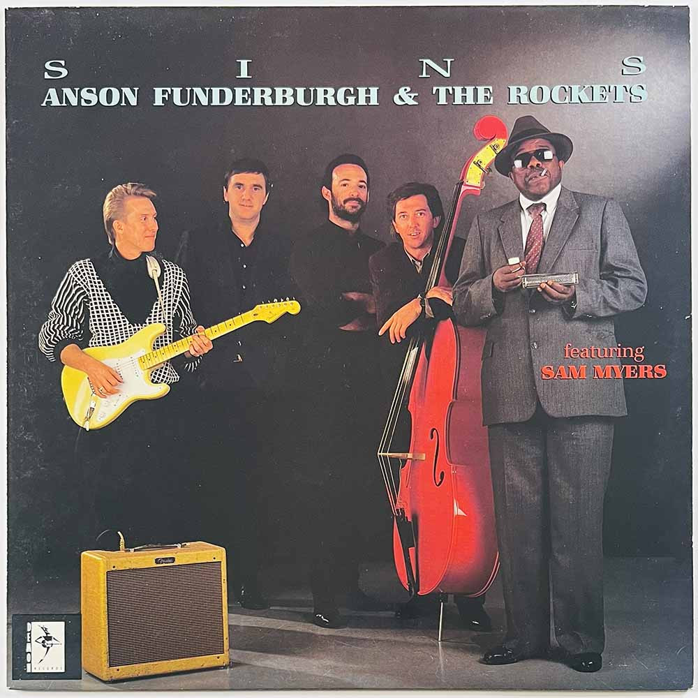 Anson Funderburgh & The Rockets 1987 FIEND 104 Sins Begagnat LP