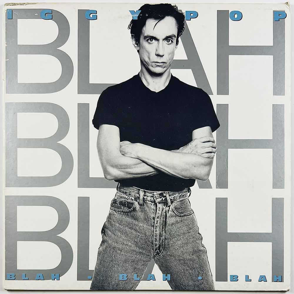 Iggy Pop Käytetty LP Blah-Blah-Blah   kansi VG levy EX Käytetty LP
