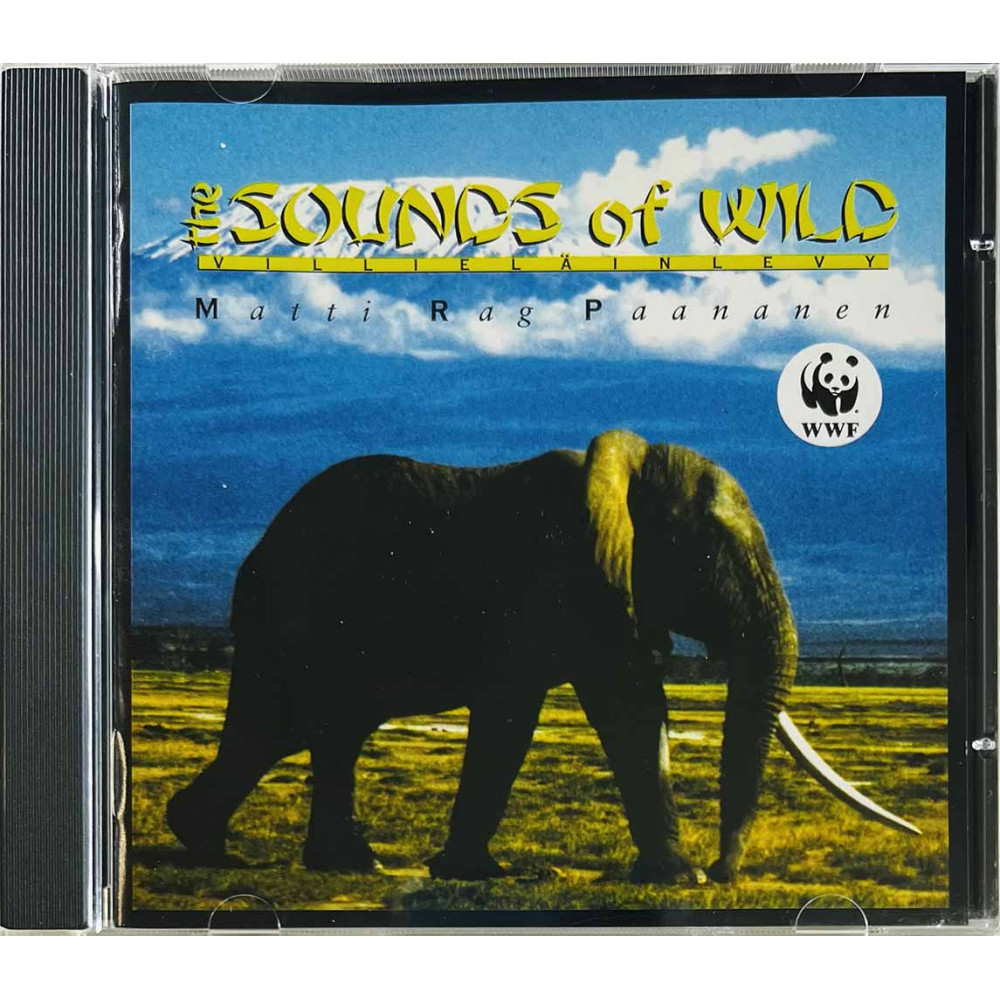 Matti Rag Paananen CD The Sounds of Wild, villieläinlevy  kansi EX levy EX Käytetty CD