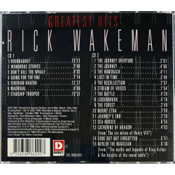 Wakeman Rick CD Greatest Hits 2CD  kansi EX levy EX Käytetty CD