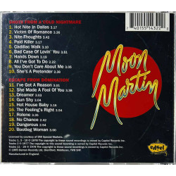 Moon Martin 1995 EDCD 432 Shots from a cold nightmare + Escape from domination CD Begagnat
