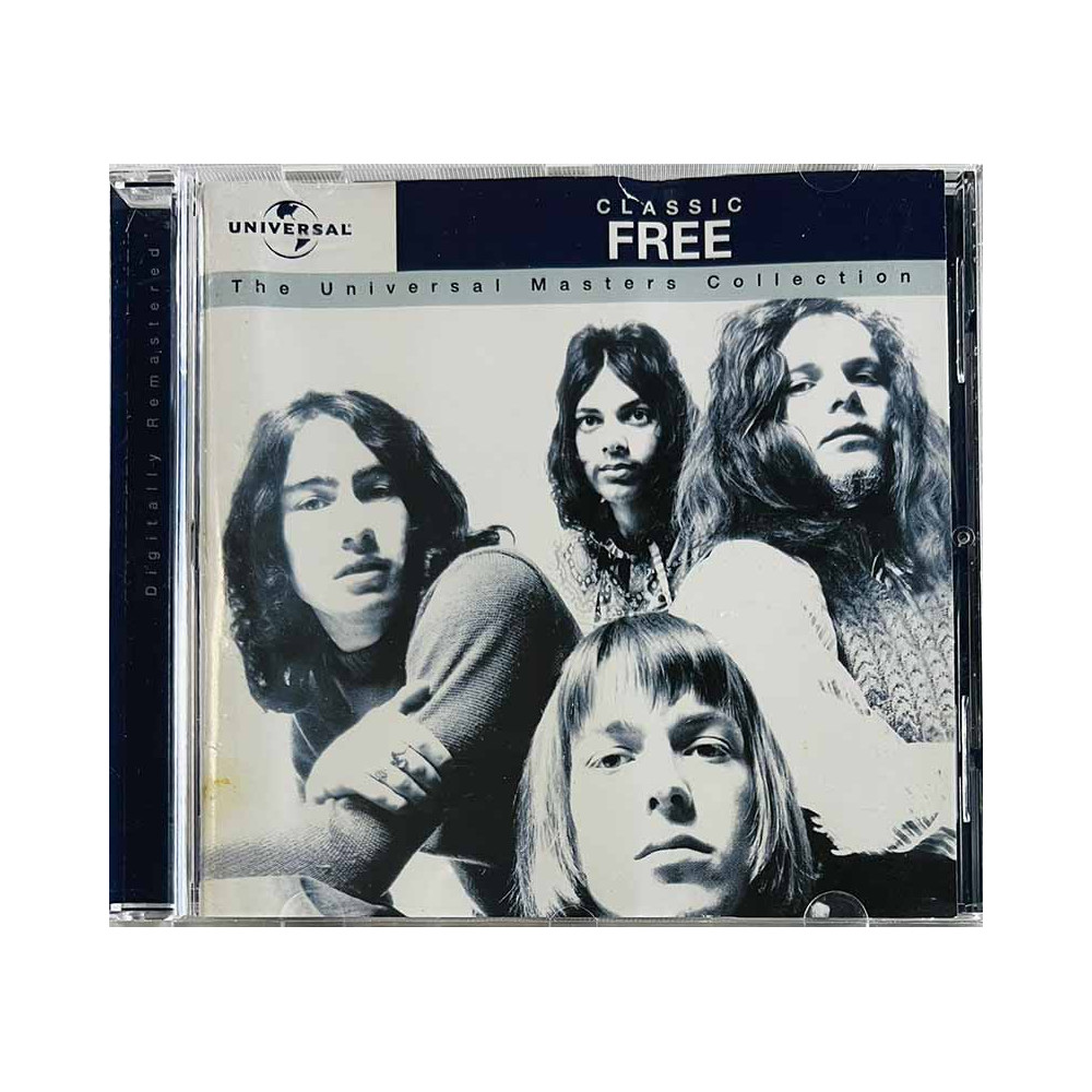 Free 2001 586 315-2 Classic Free, 5mm repeämä kansivihon yläreuna CD Begagnat