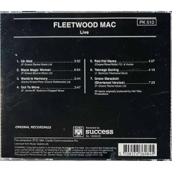 Fleetwood Mac CD Live  kansi EX levy EX Käytetty CD