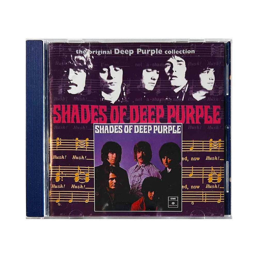 Deep Purple CD Shades Of Deep Purple + 5 bonus tracks  kansi EX levy EX Käytetty CD