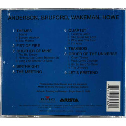 Anderson Bruford Wakeman Howe CD Anderson Bruford Wakeman Howe  kansi EX levy EX Käytetty CD
