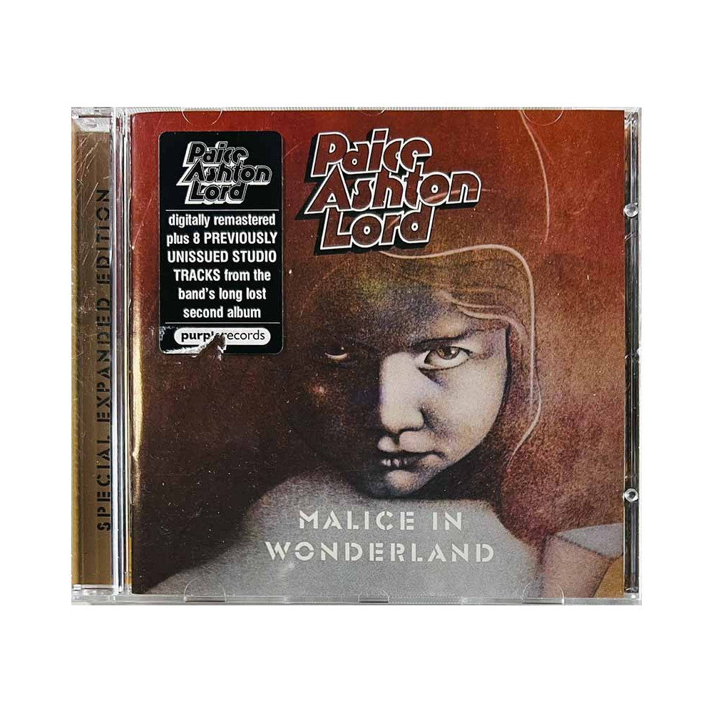 Paice Ashton Lord CD Malice in Wonderland + 6 bonus tracks  kansi EX- levy EX Käytetty CD