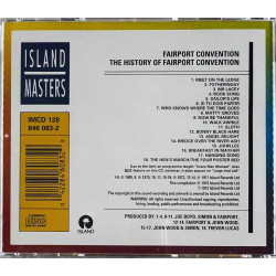 Fairport Convention CD The History Of Fairport Convention  kansi EX levy EX Käytetty CD