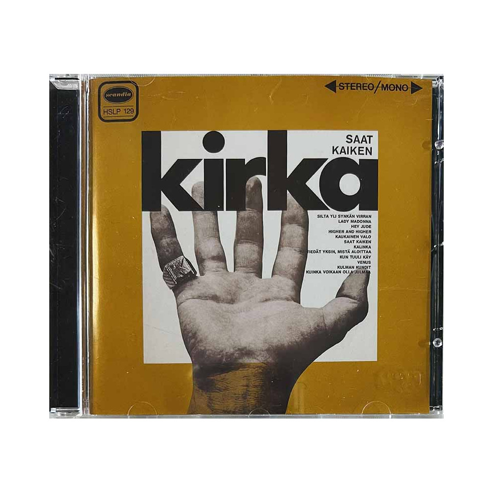 Kirka CD Saat kaiken  kansi EX levy EX Käytetty CD