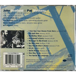 Scofield John & Pat Metheny 1994 CDP 7243 8 27765 2 9 I can see your house from here CD Begagnat