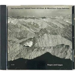 Garbarek Jan / Ustad Fateh Ali Khan CD Ragas and Sagas  kansi EX- levy EX Käytetty CD