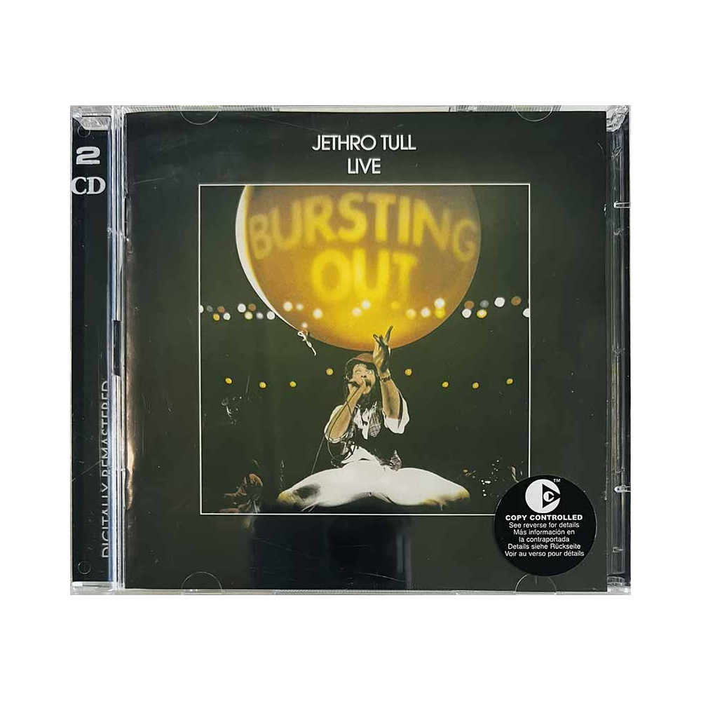 Jethro Tull CD Live - Bursting Out 2CD  kansi EX levy EX Käytetty CD