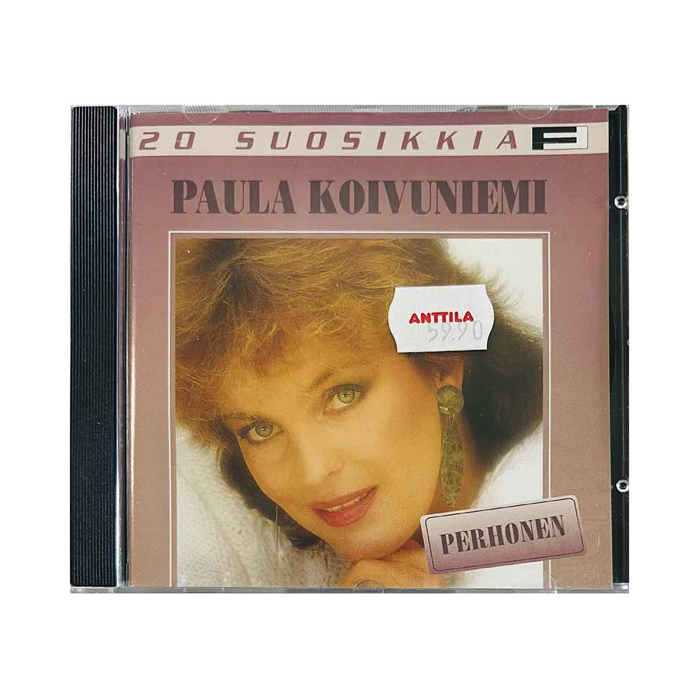Koivuniemi Paula CD 20 Suosikkkia - Perhonen  kansi EX levy EX Käytetty CD