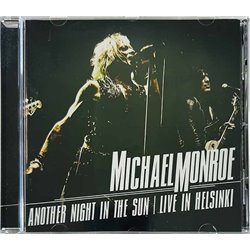 Monroe Michael CD Another night in the sun, live in Helsinki  kansi EX levy EX Käytetty CD