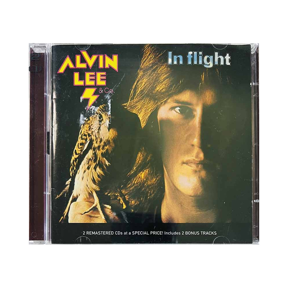 Alvin Lee & Co. CD In Flight 2LP  kansi EX levy EX Käytetty CD