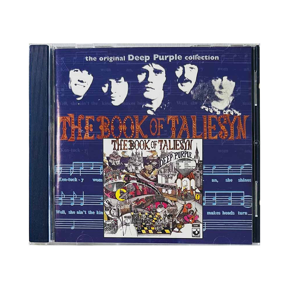 Deep Purple CD The book of taliesyn  kansi EX levy EX Käytetty CD