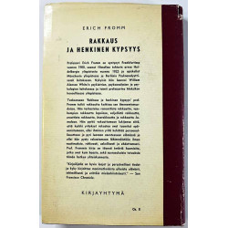 Fromm Erich 1956  Rakkaus ja henkinen kypsyys Käytetty kirja