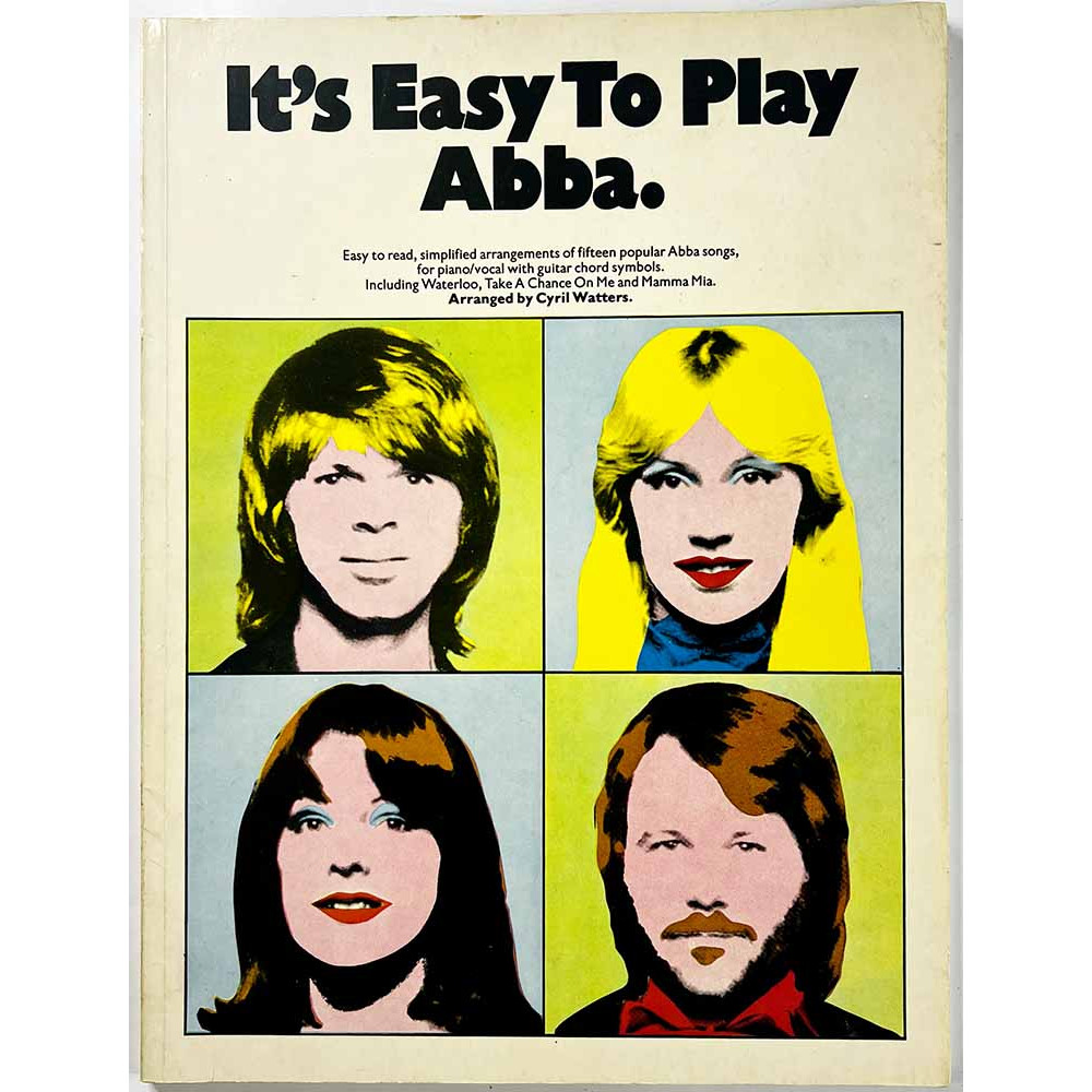 Abba : It’s easy to play Abba. - Något använd bok