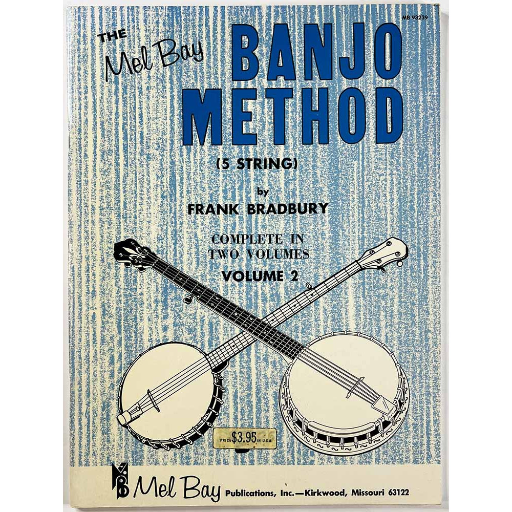 Banjo Method by Frank Bradbury 1967  Banjo Method (5 string) volume 2 Käytetty kirja