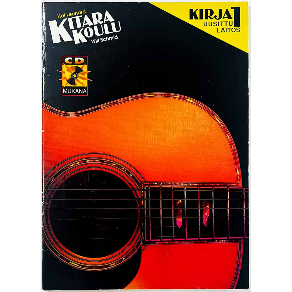 Hal Leonard, Will Schmid 1989 ISBN 	9524610523 Kitarakoulu kirja 1 uusittu laitos Käytetty kirja