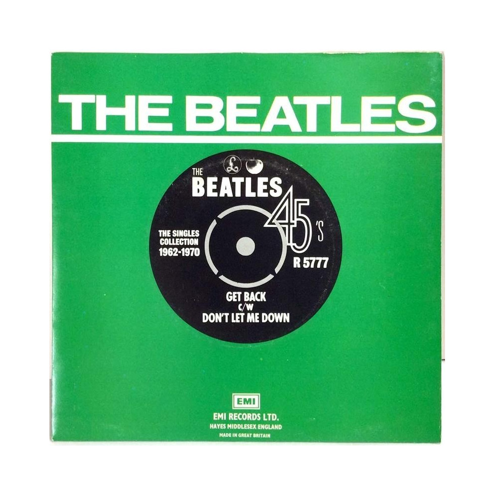 Beatles single from singles collection box: Get Back / Don't Let Me Down - begagnad singelskiva