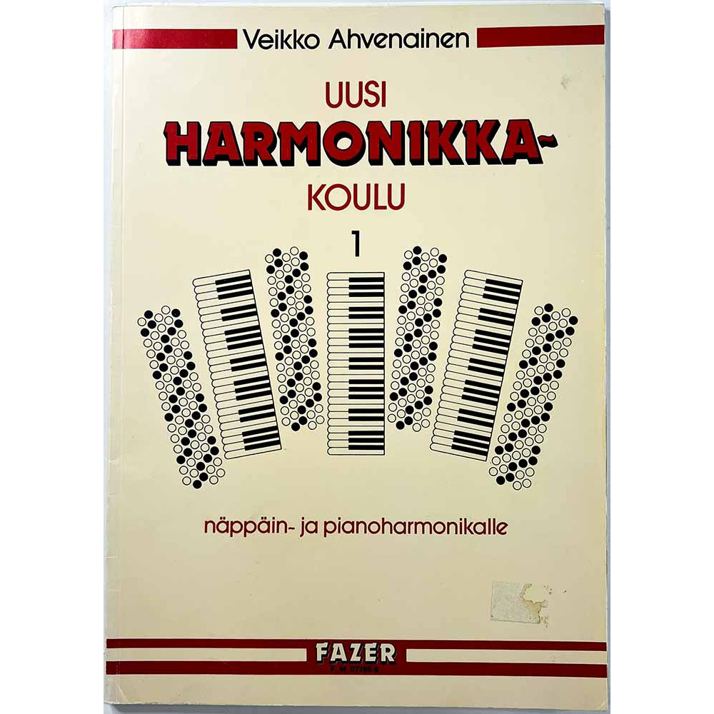 Ahvenainen Veikko : Uusi Harmonikkakoulu 1 - Något använd bok