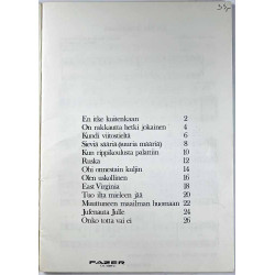 Nuottivihko 1976 F.M. 05899-0 Kotoisesti 1. Käytetty kirja