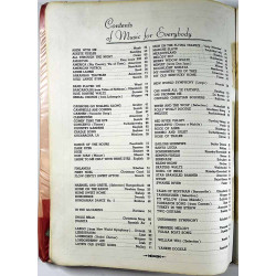 Mittler Franz 1945/1973 M.P. 171-96 Music for Everybody 79 famous melodies Käytetty kirja