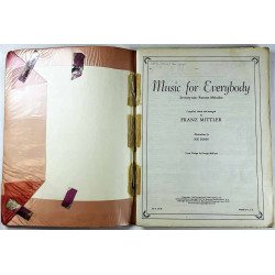 Mittler Franz 1945/1973 M.P. 171-96 Music for Everybody 79 famous melodies Käytetty kirja