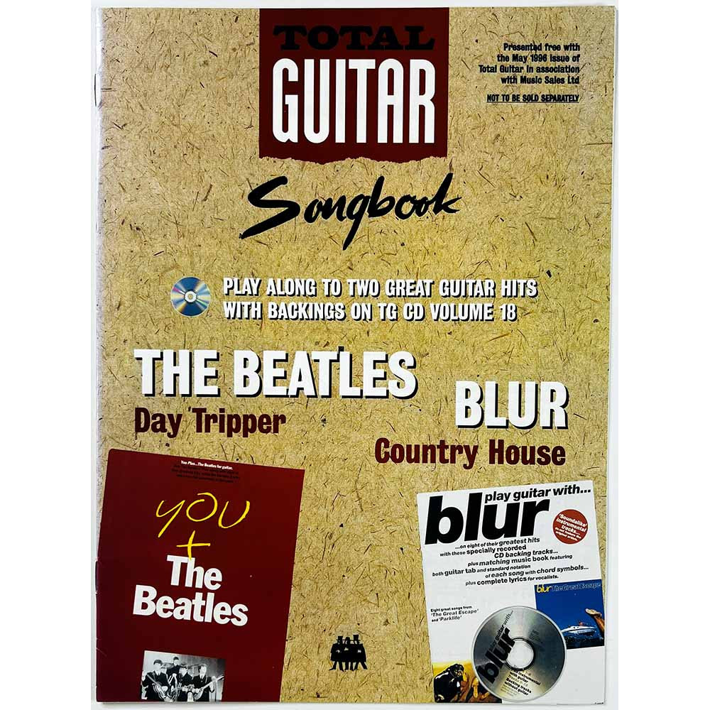 Total guitar songbook 1996  Beatles: Day Tripper / Blur: Country house Käytetty kirja