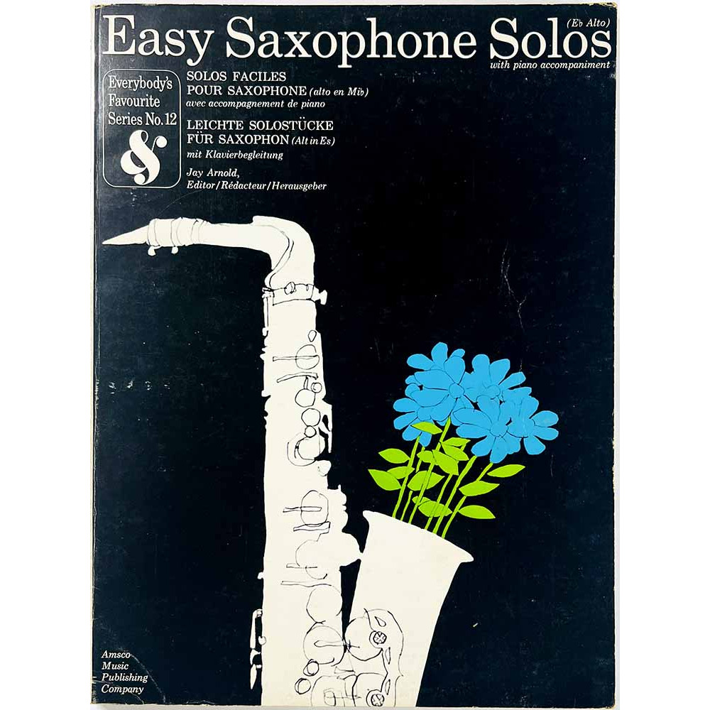 Jay Arnold, editor : Easy Saxophone Solos with piano accompaniment - Något använd bok
