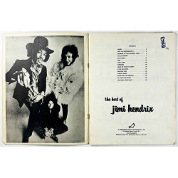 Nuottivihko Jimi Hendrix 1972  The best of Käytetty kirja