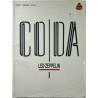 Led Zeppelin, Coda 1995  Nuottivihko guitar tablature vocal Käytetty kirja
