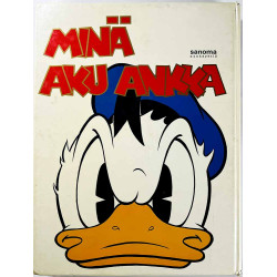 Walt Disney 1975 kolmas painos Minä, Aku Ankka kirja Käytetty kirja