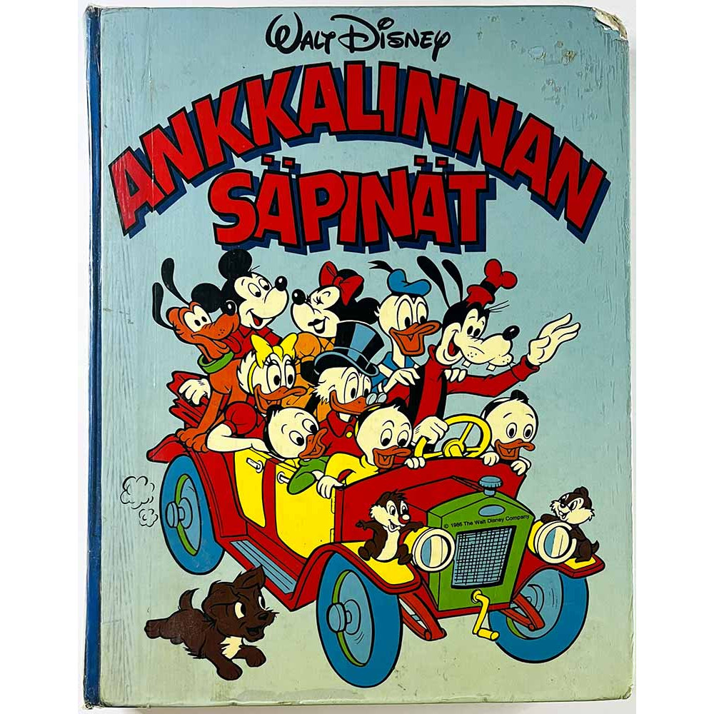 Walt Disney 1987 toinen painos Ankkalinnan Säpinät Käytetty kirja