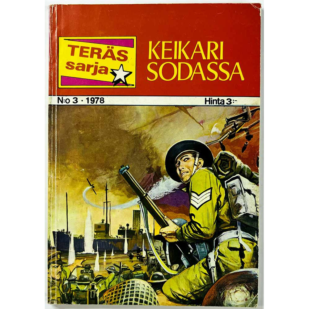 Teräs sarja 1978 N:o 3 Keikari sodassa käytetty lehti