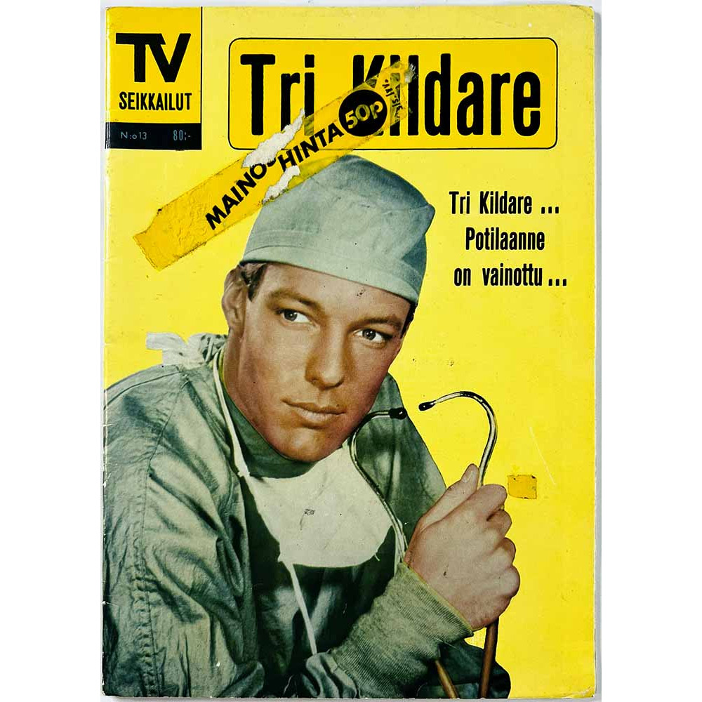 TV seikkailut 1962 N:o 13 Tri Kildare käytetty lehti