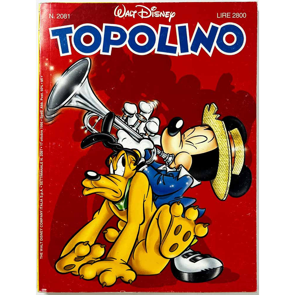 Topolino 1995 N. 2081 17 ottobre Italian Aku Ankka käytetty lehti