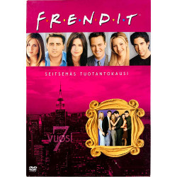 DVD - TV sarja DVD Frendit seitsemäs tuotantokausi 3DVD  kansi EX levy EX- Käytetty DVD